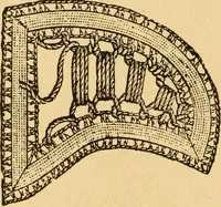 An illustration from Instructions for lace making .. (1878)