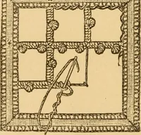 An illustration from Instructions for lace making .. (1878)