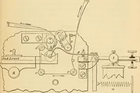 An illustration from Instructions for testing telegraph lines and the technical arrangements of offices (1878)