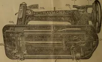 An illustration from Instructions for using the new improved Raymond family sewing machines and attachments (1902)