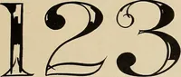An illustration from Instructions on modern show writing; practical instructions on show card writing with the brush and pen--covering all the modern methods in the elementary rudiments of this art (1913)