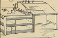 An illustration from Instructions on modern show writing; practical instructions on show card writing with the brush and pen--covering all the modern methods in the elementary rudiments of this art (1913)