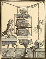 An illustration from The intellectual rise in electricity; a history (1895)