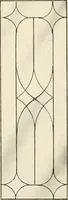 An illustration from International art glass catalogue : art and beveled glass in all its branches : church, memorial, society and domestic windows, Art Nouveau, prism, mitre beveled plate, leaded bevel, etc. (1914)