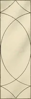 An illustration from International art glass catalogue : art and beveled glass in all its branches : church, memorial, society and domestic windows, Art Nouveau, prism, mitre beveled plate, leaded bevel, etc. (1914)
