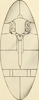 An illustration from International art glass catalogue : art and beveled glass in all its branches : church, memorial, society and domestic windows, Art Nouveau, prism, mitre beveled plate, leaded bevel, etc. (1914)