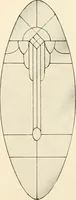 An illustration from International art glass catalogue : art and beveled glass in all its branches : church, memorial, society and domestic windows, Art Nouveau, prism, mitre beveled plate, leaded bevel, etc. (1914)