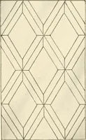 An illustration from International art glass catalogue : art and beveled glass in all its branches : church, memorial, society and domestic windows, Art Nouveau, prism, mitre beveled plate, leaded bevel, etc. (1914)