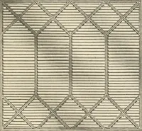 An illustration from International art glass catalogue : art and beveled glass in all its branches : church, memorial, society and domestic windows, Art Nouveau, prism, mitre beveled plate, leaded bevel, etc. (1914)
