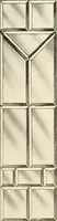 An illustration from International art glass catalogue : art and beveled glass in all its branches : church, memorial, society and domestic windows, Art Nouveau, prism, mitre beveled plate, leaded bevel, etc. (1914)