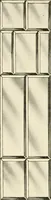An illustration from International art glass catalogue : art and beveled glass in all its branches : church, memorial, society and domestic windows, Art Nouveau, prism, mitre beveled plate, leaded bevel, etc. (1914)
