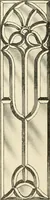 An illustration from International art glass catalogue : art and beveled glass in all its branches : church, memorial, society and domestic windows, Art Nouveau, prism, mitre beveled plate, leaded bevel, etc. (1914)