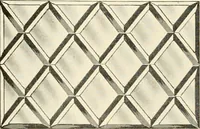 An illustration from International art glass catalogue : art and beveled glass in all its branches : church, memorial, society and domestic windows, Art Nouveau, prism, mitre beveled plate, leaded bevel, etc. (1914)