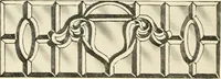 An illustration from International art glass catalogue : art and beveled glass in all its branches : church, memorial, society and domestic windows, Art Nouveau, prism, mitre beveled plate, leaded bevel, etc. (1914)