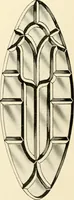 Picture 115 of 252 from International art glass catalogue : art and beveled glass in all its branches : church, memorial, society and domestic windows, Art Nouveau, prism, mitre beveled plate, leaded bevel, etc. (1914), leaf 27