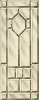 An illustration from International art glass catalogue : art and beveled glass in all its branches : church, memorial, society and domestic windows, Art Nouveau, prism, mitre beveled plate, leaded bevel, etc. (1914)