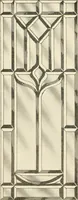 An illustration from International art glass catalogue : art and beveled glass in all its branches : church, memorial, society and domestic windows, Art Nouveau, prism, mitre beveled plate, leaded bevel, etc. (1914)