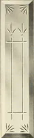 An illustration from International art glass catalogue : art and beveled glass in all its branches : church, memorial, society and domestic windows, Art Nouveau, prism, mitre beveled plate, leaded bevel, etc. (1914)