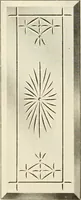 An illustration from International art glass catalogue : art and beveled glass in all its branches : church, memorial, society and domestic windows, Art Nouveau, prism, mitre beveled plate, leaded bevel, etc. (1914)