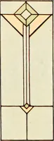 Picture 159 of 252 from International art glass catalogue : art and beveled glass in all its branches : church, memorial, society and domestic windows, Art Nouveau, prism, mitre beveled plate, leaded bevel, etc. (1914), leaf 36
