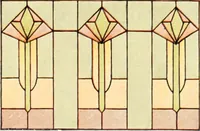 Picture 166 of 252 from International art glass catalogue : art and beveled glass in all its branches : church, memorial, society and domestic windows, Art Nouveau, prism, mitre beveled plate, leaded bevel, etc. (1914), leaf 40