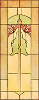 Picture 193 of 252 from International art glass catalogue : art and beveled glass in all its branches : church, memorial, society and domestic windows, Art Nouveau, prism, mitre beveled plate, leaded bevel, etc. (1914), leaf 47