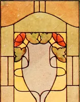 Picture 195 of 252 from International art glass catalogue : art and beveled glass in all its branches : church, memorial, society and domestic windows, Art Nouveau, prism, mitre beveled plate, leaded bevel, etc. (1914), leaf 48