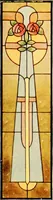 Picture 214 of 252 from International art glass catalogue : art and beveled glass in all its branches : church, memorial, society and domestic windows, Art Nouveau, prism, mitre beveled plate, leaded bevel, etc. (1914), leaf 54
