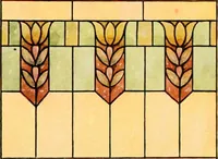 Picture 225 of 252 from International art glass catalogue : art and beveled glass in all its branches : church, memorial, society and domestic windows, Art Nouveau, prism, mitre beveled plate, leaded bevel, etc. (1914), leaf 56