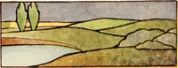 An illustration from International art glass catalogue : art and beveled glass in all its branches : church, memorial, society and domestic windows, Art Nouveau, prism, mitre beveled plate, leaded bevel, etc. (1914)