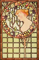 Picture 240 of 252 from International art glass catalogue : art and beveled glass in all its branches : church, memorial, society and domestic windows, Art Nouveau, prism, mitre beveled plate, leaded bevel, etc. (1914), leaf 59
