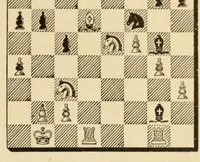 An illustration from The international chess congress, St. Petersburg, 1909 (1910)