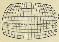 Picture 25 of 33 from Introductio geographica Petri Apiani in doctissimas Verneri annotationes, co[n]tinens plenum intellectum [et] iudicium omnis operationis, quæ per sinus [et] chordas in géographia confici potest, adiuncto radio astronomico cum quadrante nouo meteoroscopii loco longe vitilissimo. : Huic accedit translatio noua primi libri Géographiæ Cl. Ptolemæi . (1533), leaf 141