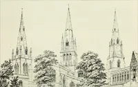 An illustration from An introduction to English church architecture : from the eleventh to the sixteenth century (1913)