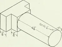 An illustration from An introduction to machine sketching and drawing for industrial and technical schools (1917)