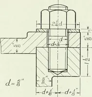 An illustration from An introduction to machine sketching and drawing for industrial and technical schools (1917)