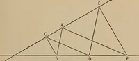 An illustration from An introduction to projective geometry and its applications; an analytic and synthetic treatment (1905)