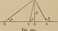 An illustration from An introduction to projective geometry and its applications; an analytic and synthetic treatment (1905)