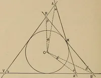 An illustration from An introduction to projective geometry and its applications; an analytic and synthetic treatment (1905)