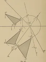 An illustration from An introduction to projective geometry and its applications; an analytic and synthetic treatment (1905)
