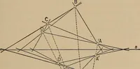 An illustration from An introduction to projective geometry and its applications; an analytic and synthetic treatment (1905)
