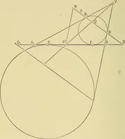An illustration from An introduction to projective geometry and its applications; an analytic and synthetic treatment (1905)