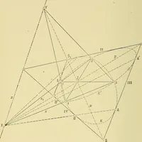 An illustration from An introduction to projective geometry and its applications; an analytic and synthetic treatment (1905)