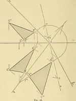 An illustration from An introduction to projective geometry and its applications; an analytic and synthetic treatment (1905)
