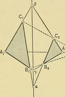 An illustration from An introduction to projective geometry and its applications; an analytic and synthetic treatment (1905)