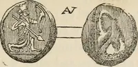 An illustration from An introduction to the study of ancient and modern coins (1848)