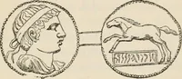 An illustration from An introduction to the study of ancient and modern coins (1848)