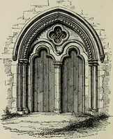 An illustration from An introduction to the study of Gothic architecture (1877)