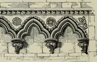 An illustration from An introduction to the study of Gothic architecture (1877)
