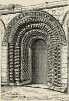 An illustration from An introduction to the study of Gothic architecture (1877)